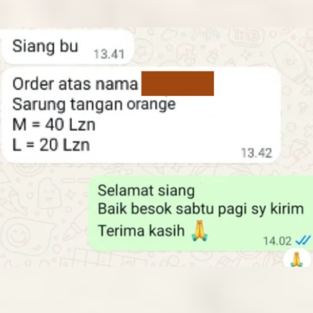Sarung Tangan Karet Latex
