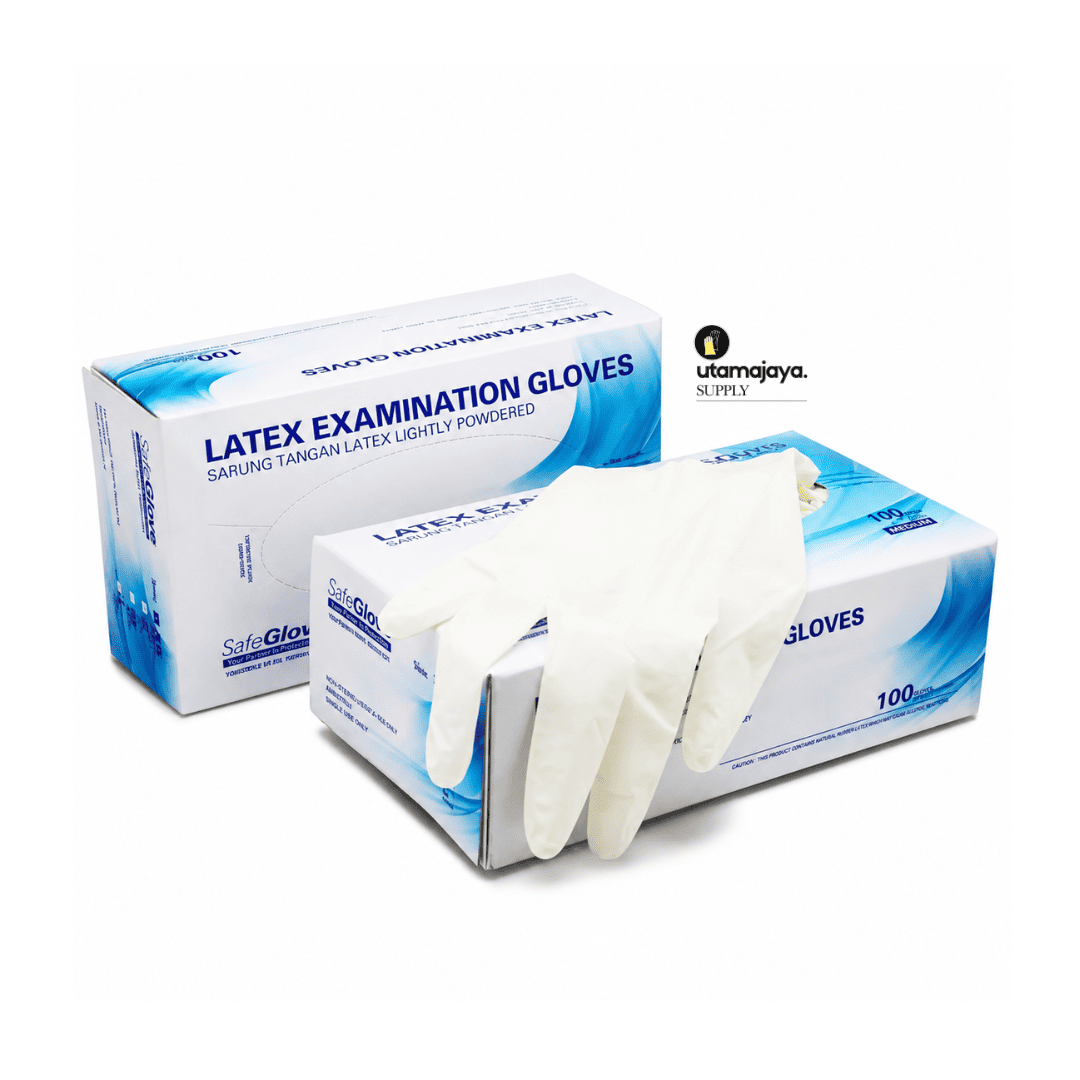 sarung tangan medis latex
