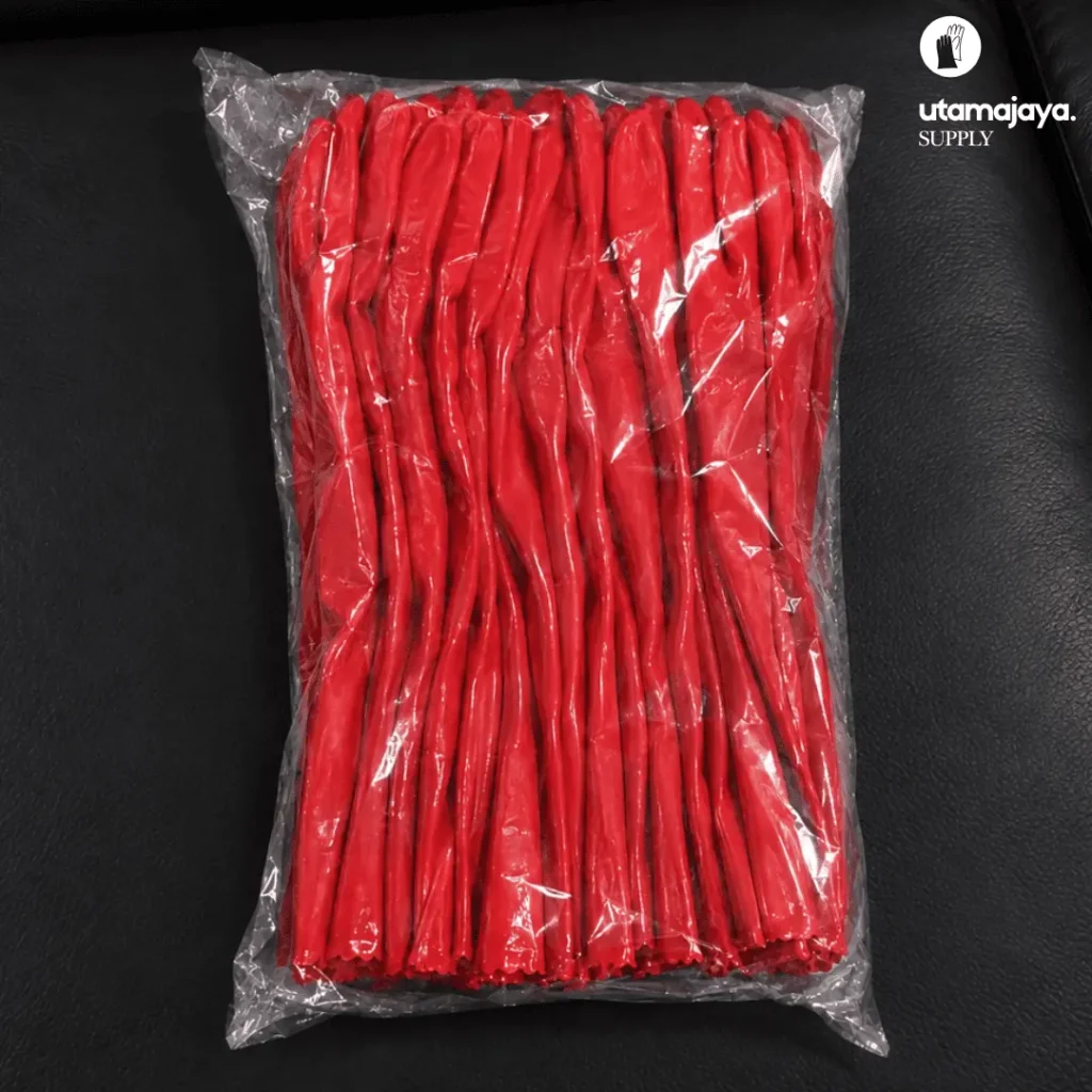 pvc merah 1 lusin