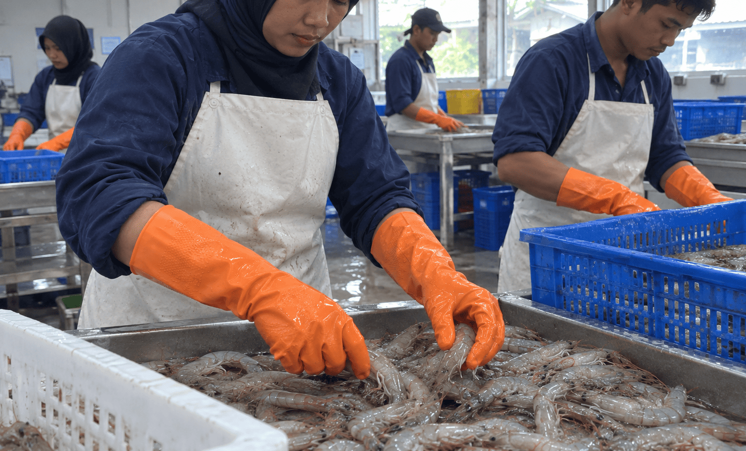 pengolahan udang