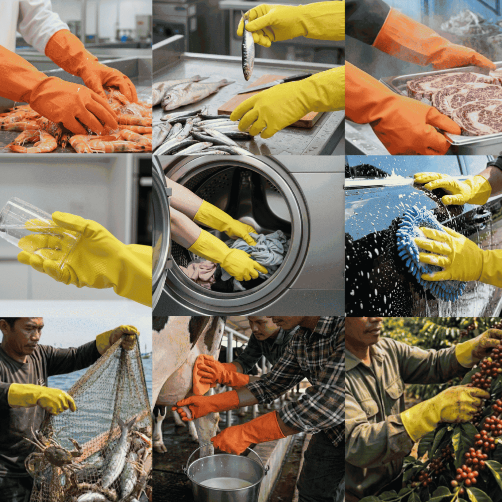 lateks gloves